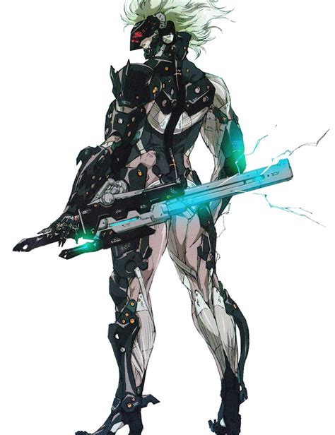 metal gear rising revengeance box art|raiden concept art.